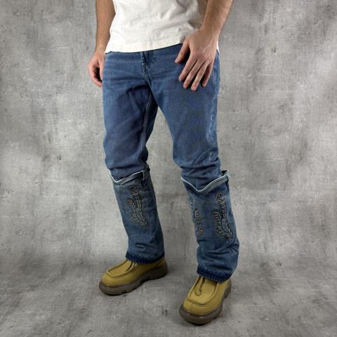 Y/PROJECT Convertible Cowboy Cuff Jeans