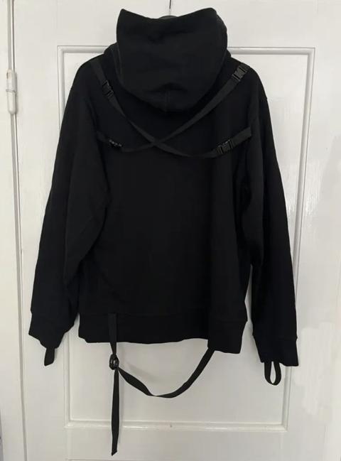 Mens Helmut Lang Bondage Hoodie