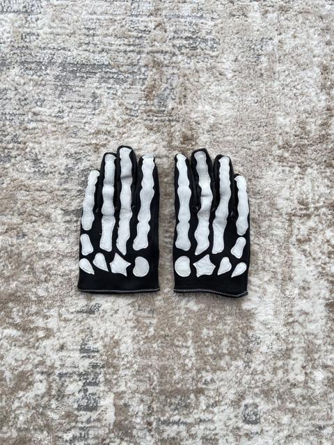 Leather Skeleton Gloves