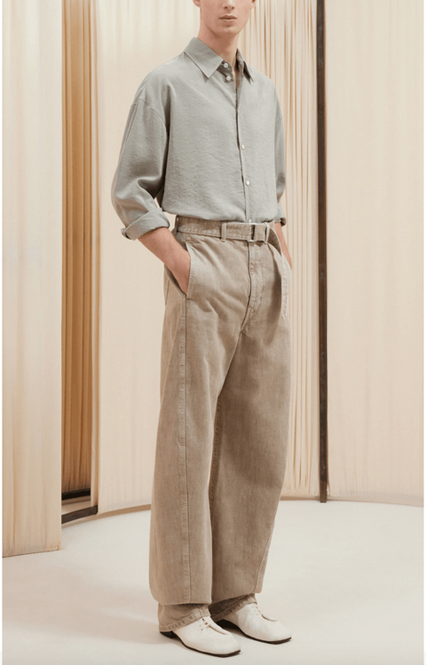 Lemaire Twisted Belted Pants