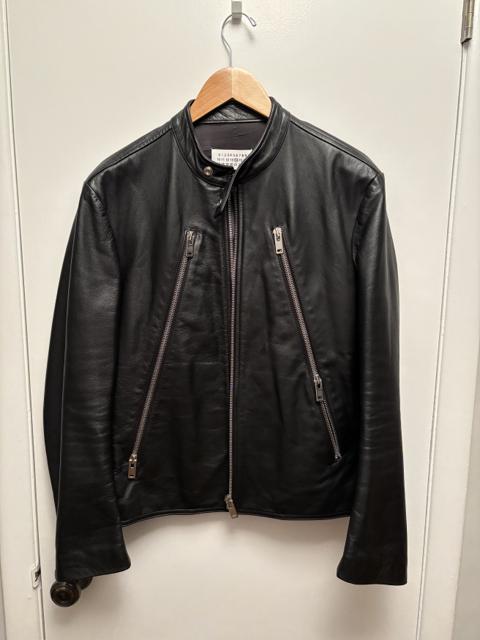 5-Zip Leather Jacket