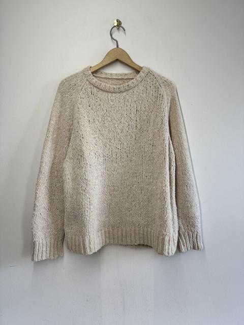 ts(s) Hand Dyed Cotton Mole Yarn Crewneck - Natural