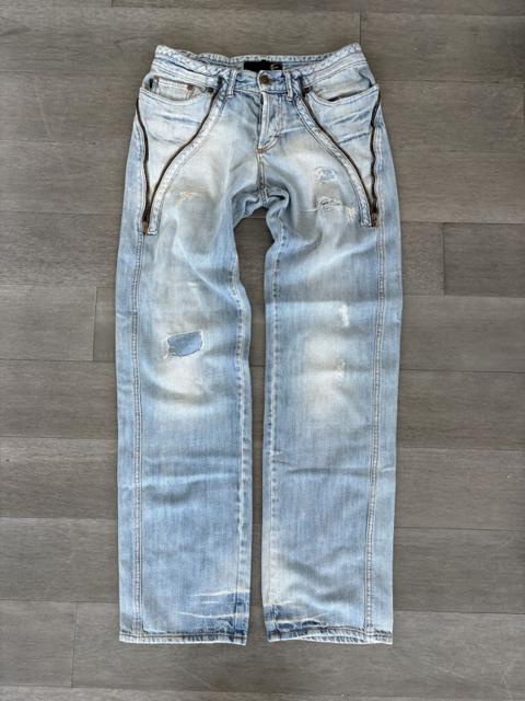 Vintage Just Cavalli Distressed Zipper Denim Jeans