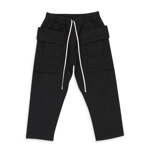 CREATCH CROPPED BLACK MENS CARGO PANTS SIZE M