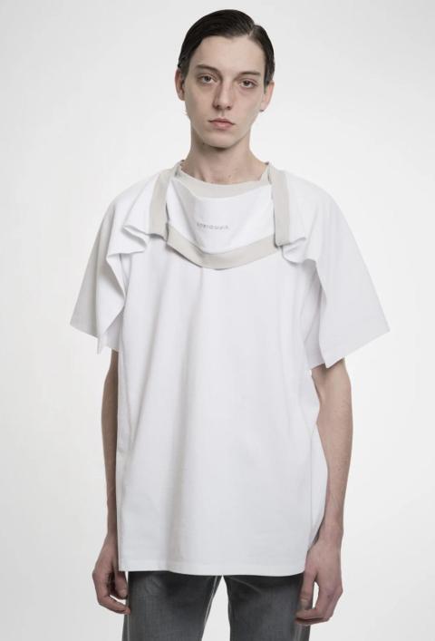 Y/PROJECT White Double Layer T-Shirt