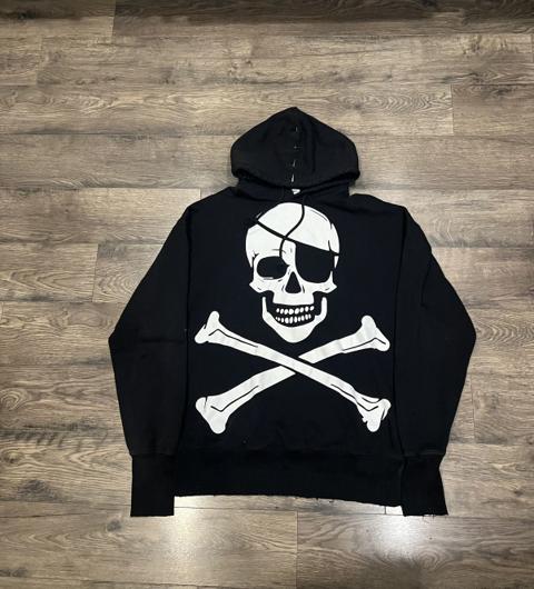 Vetements SS19 Pirate Skull Spike Hoodie