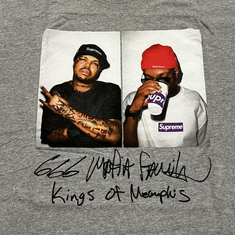 Supreme Three Six Mafia Photo Tee Juicy J Photo tee
