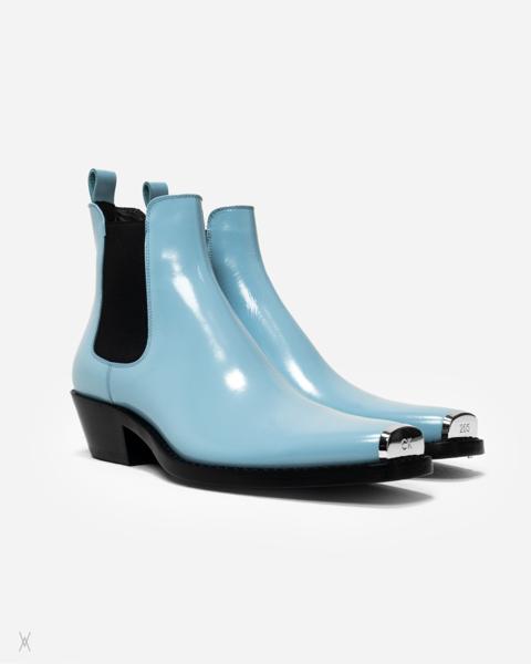 CALVIN KLEIN 205W39NYC METAL TOE CHELSEA BOOTS