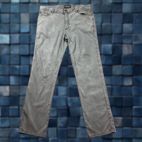 Ermenegildo Zegna Pants Mens 36x30 Gray Regular Fit Straight Trouser