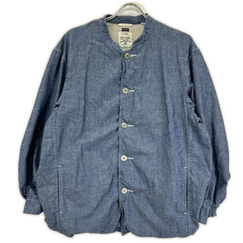 Nanamica SUAS SUAS340 Chambray Band Collar Jacket Size S