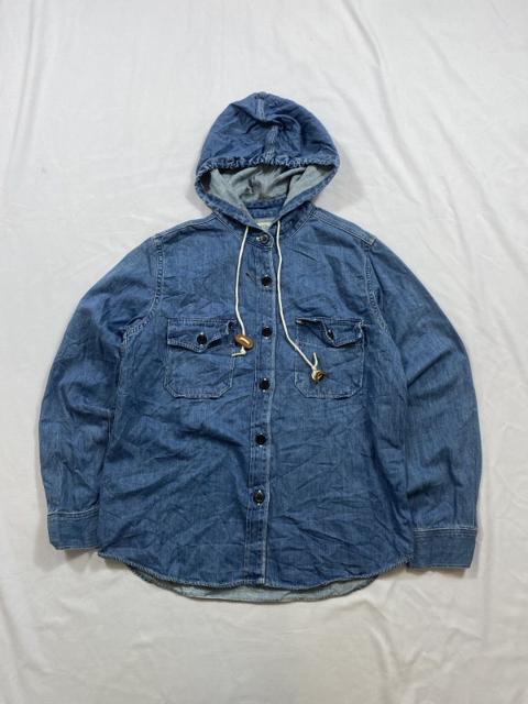 2000s Japanese Orslow Hoodie Long Slevee