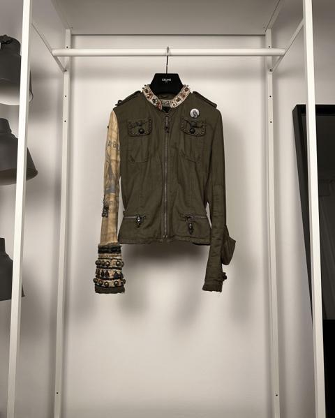 ⚡RARE⚡Share Spirit Afghan Reworked Military Jacket