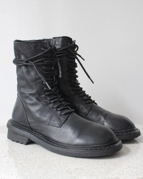 2000S ANN DEMEULEMEESTER COMBAT BOOTS
