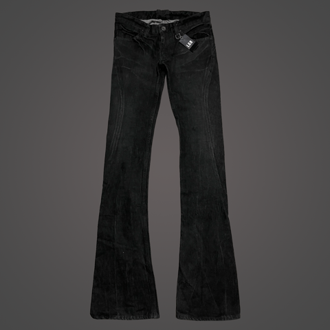 Le Grand Bleu Lazy Wolf slim bootcut jeans