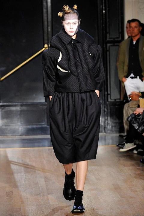 BLACK Comme des Garçons FW10 Sarouel Drop-Crotch Pants