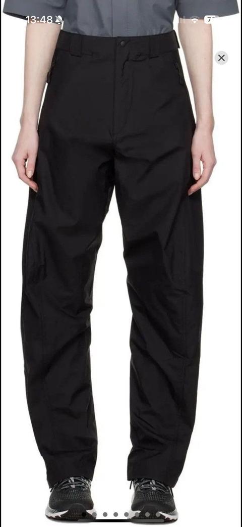 Hyein Seo Black Shell Pants FW22