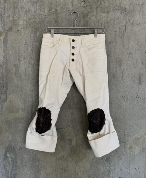 90s Christopher Nemeth Repaired Cropped Pants