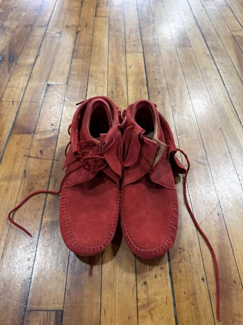 VISVIM RED SUEDE FBT