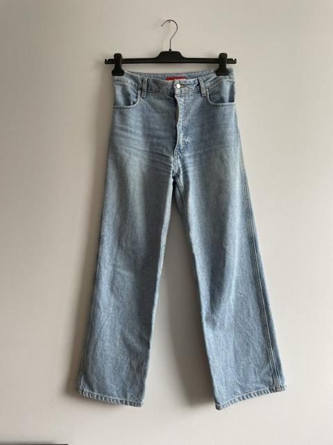 Eckhaus Latta Blue Wide Leg Jeans