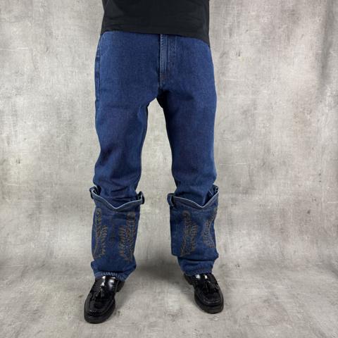 Y/PROJECT Convertible Cowboy Cuff Jeans
