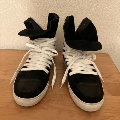 kris van assche multi-lace sneakers
