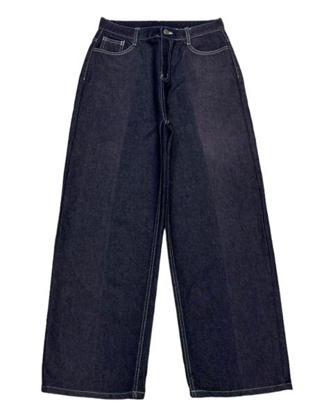 VINTAGE BAGGY JEANS M.APPAREL TWO TONE BAGGY DENIM JEANS