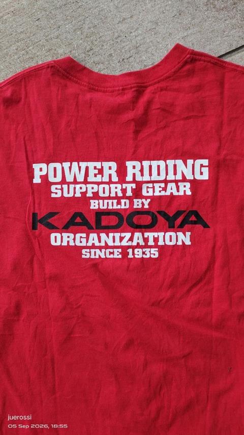 Vintage Kadoya Leather Power Riding Tee