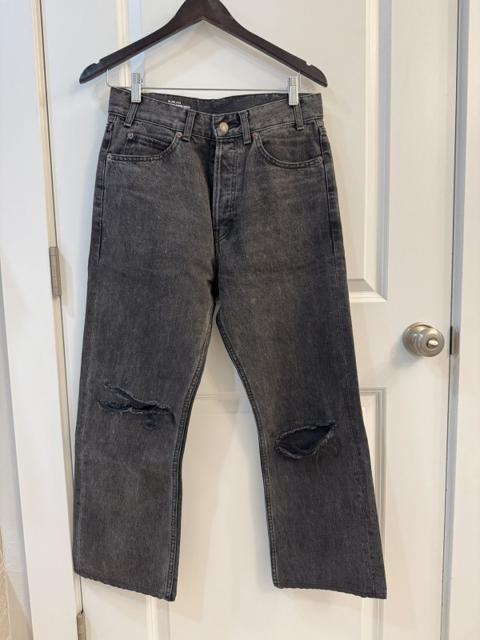 FW21 Charcoal Wash Ripped Kurt Jeans
