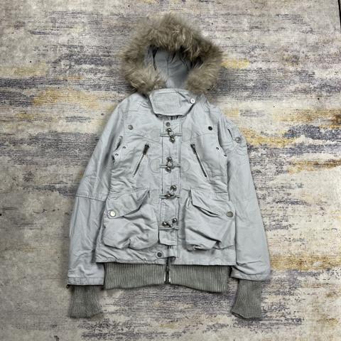 Sly fur raccoon jacket vkei / lgb style