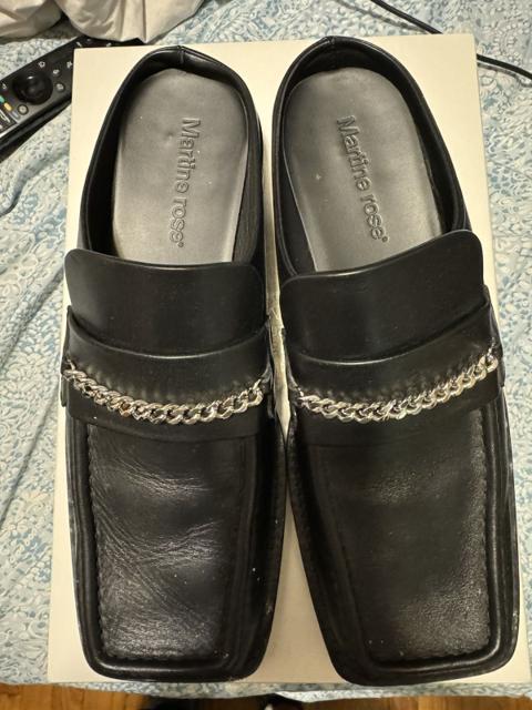 Martine rose square toe clog