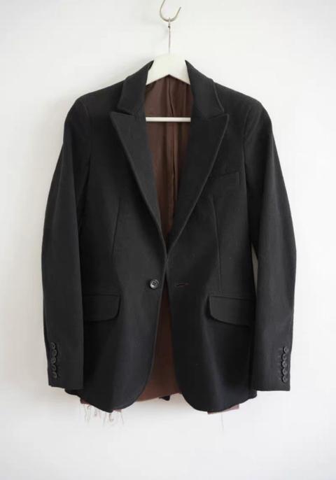 Sulvam 19AW Cut-Off Raw Edge Blazer K4