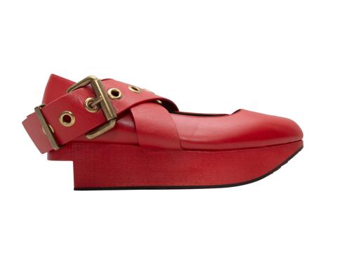Red Rocking Horse Ballet Platforms