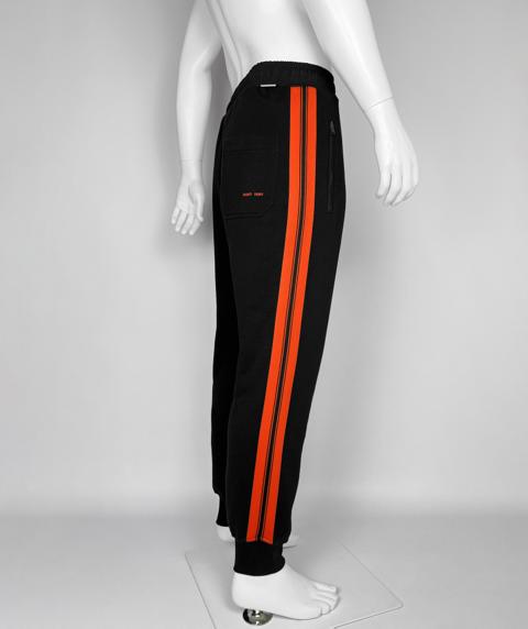 NWT. MAINLINE SIDE STRIPE PANTS - EMBROIDERED LOGO - RUNWAY-