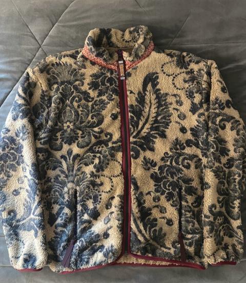 Kapital Damask Zip Fleece Jacket