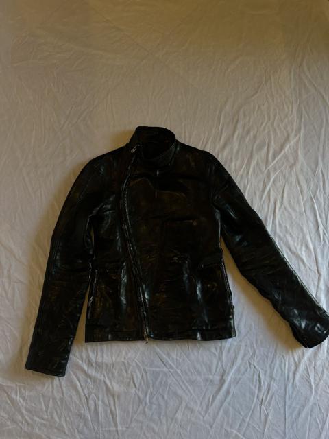 Carol Christian Poell CORS Black Leather Fencing Jacket