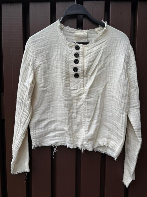 John Alexander Skelton handwoven cotton top