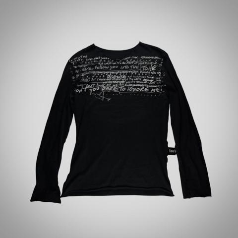 Lieve Van Gorp S/S 2000 handwriting tee