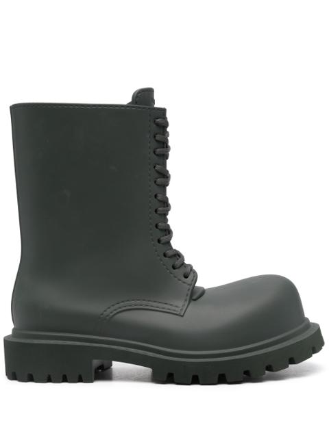 Balenciaga Steroid Boot Dark Green