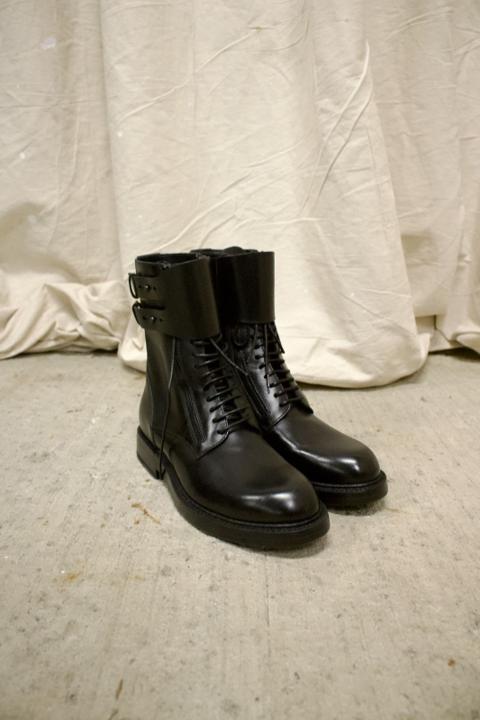 Ann Demeulemeester Jerome Leather Combat Boots