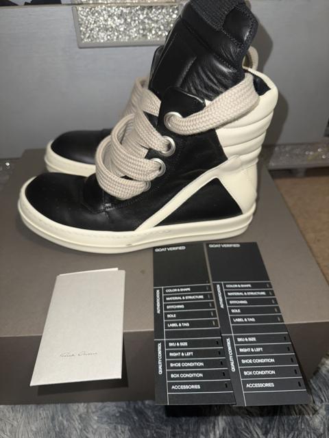 Rick Owens Geobasket Megalace Sneakers