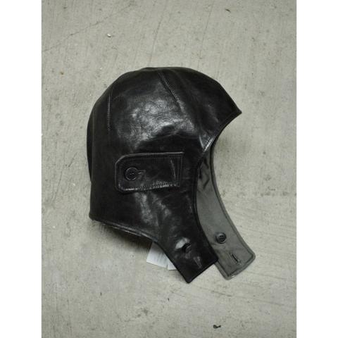 DEEPTI Padded One-piece Horse Leather Aviator Hat