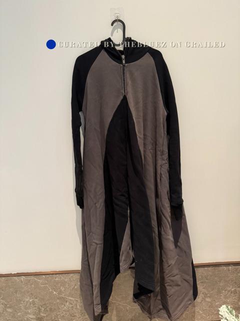 Gareth Pugh Black Gray Long Asymmetrical Coat