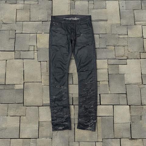 SS04 Dior Homme Strip Denim