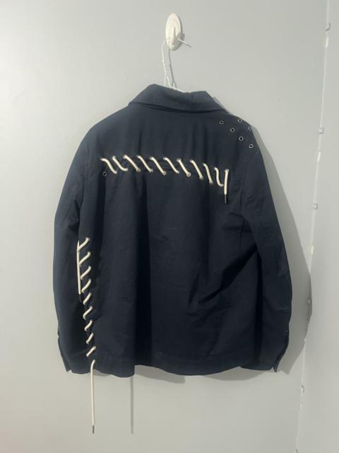 Craig Green Lace Workers Jacket Navy Blue