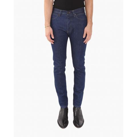 FW17 Slim Fit Patched Jeans in Indigo Denim