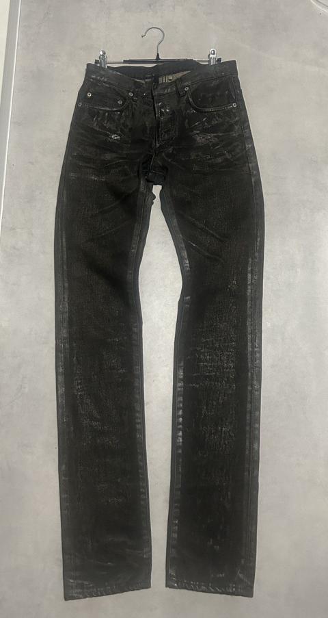 dior homme 07aw luster coating jeans 28