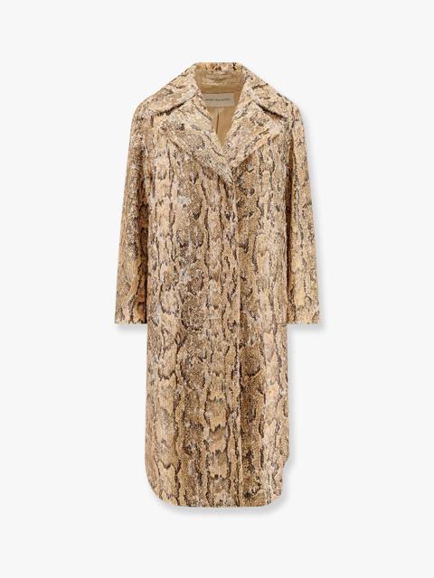 Ricca Cotton Coat With Sequins Embroidery