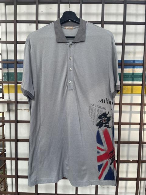 John Galliano Union Jack Gazette Polo Shirt