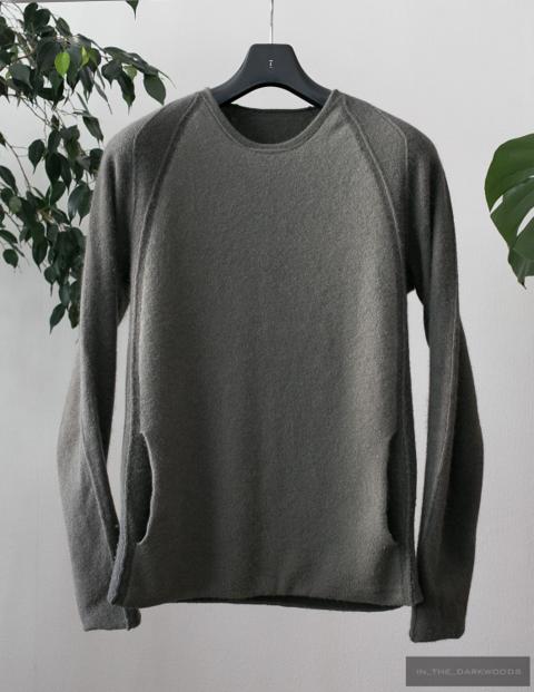 reversible wool sweater