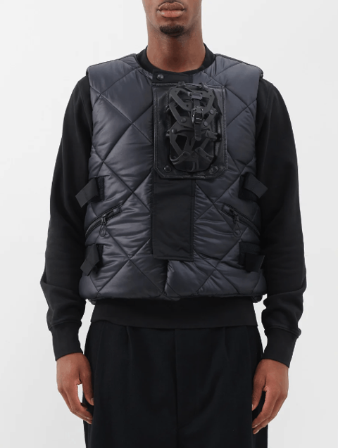 Junya Watanabe Innerraun Quilted Ripstop Gilet Vest Large